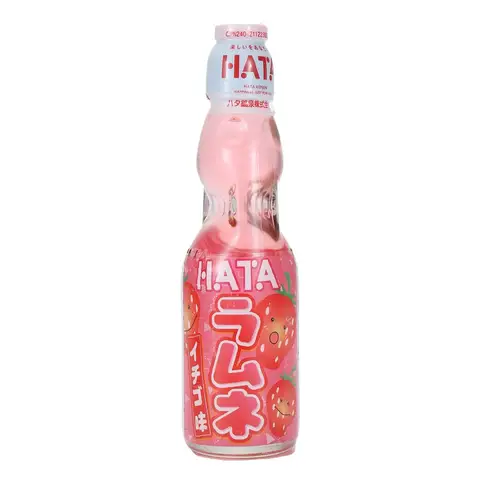 HATA Erdbeer Ramune Erfrischungsgetränk 200ml