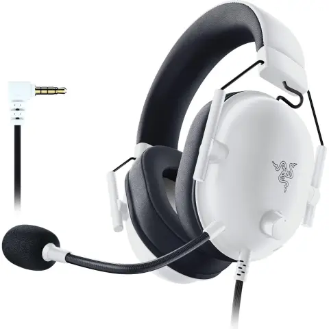 Razer BlackShark V2 X Wired Esports Headset - White
