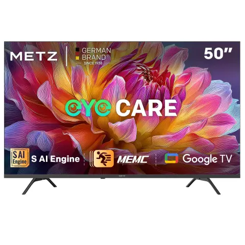 METZ UHD Smart TV 50 pouces, 50MUF7000Z, HDR10, Dolby Vision & Atmos, MEMC, Lumière bleue faible, Google TV, Googlecast, Tuner DVB-T/T2/C/S/S2