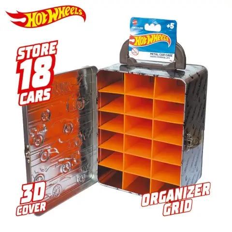 Hot Wheels Metal Car Storage Case