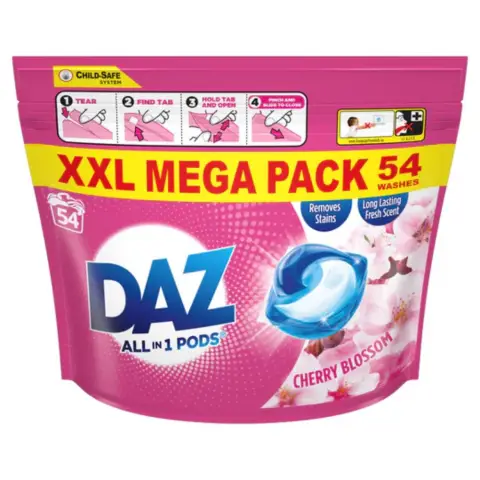 Daz All-in-1 Pods For Whites & Colours 54w