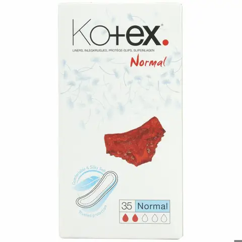 Kotex® Inlegkruisjes Normal 35 Stuks