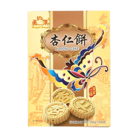 Yi Feng Mandelkuchen, schöne Schmetterlingsmarke, 200 g