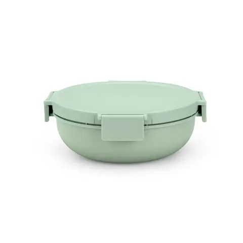 Brabantia Make & Take Salad Bowl, 1.3L - Jade Green