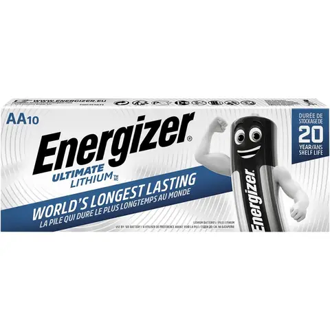 Energizer AA Ultimate Lithium Batteries – Pack of 10