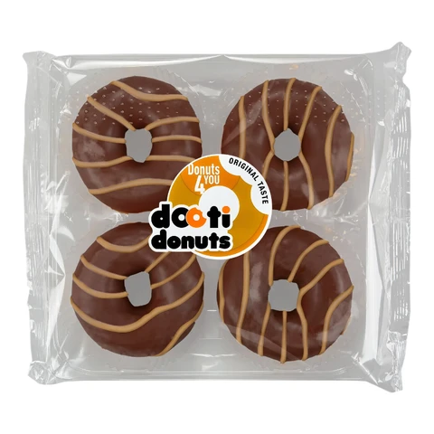 DOOTI Donuts fourrés au Caramel x4 268g