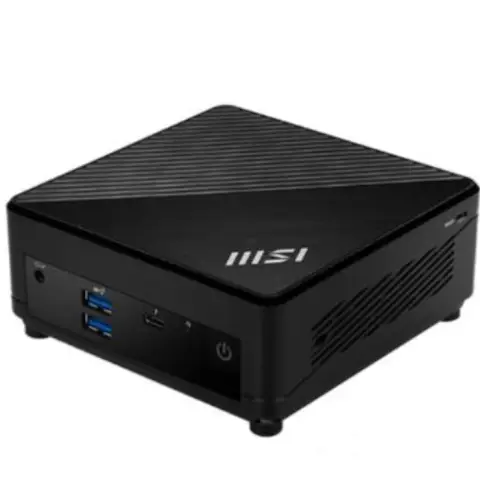 MSI Cubi 5 12M-003EU Intel® Core™ i5 i5-1235U 8 GB DDR4-SDRAM 512 GB SSD Windows 11 Home Mini PC Zwart