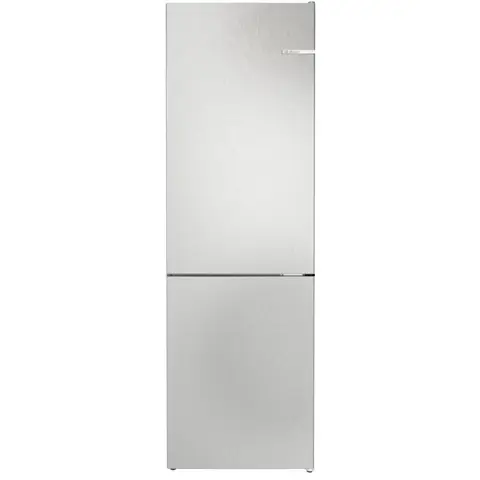 Bosch KGN362LDFG Series 4 NoFrost 186cm Tall 60cm Wide Fridge Freezer - Stainless Steel - D Rated