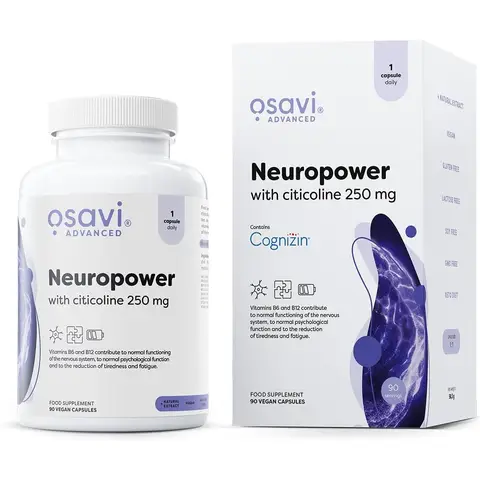 Osavi Neuropower with Citicoline 250 mg – 90 Vegan Capsules