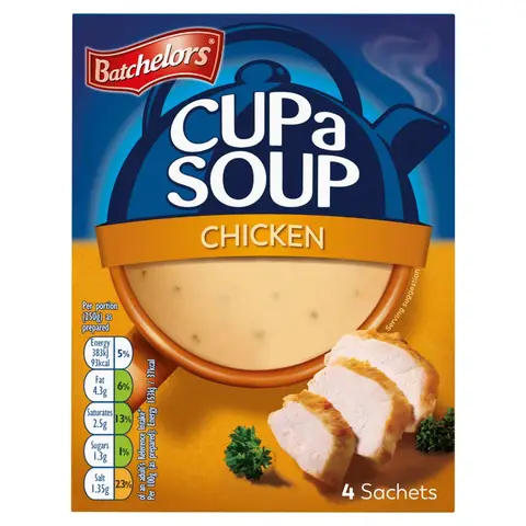 Batchelors Cup a Soup Chicken 4 Sachets 81g