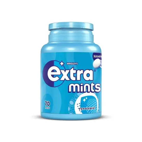 Extra Mints Pfefferminz zuckerfrei 70 Stück 77g