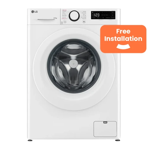 LG FWY385WWLN1 Washer Dryer, 8kg Wash 5kg Dry, 1200 Spin, White, A / E Rated