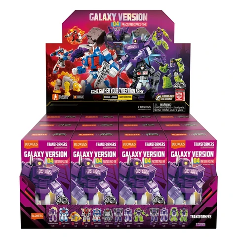 Blokees Transformers Figuren Galaxy Version 04 Fractured Space-time Überraschungs-Action-Charakter-Modellsets, zufälliges Design, Spielzeuge für Wohndekoration, Sammelgeschenk für Kinder und Erwachsene
