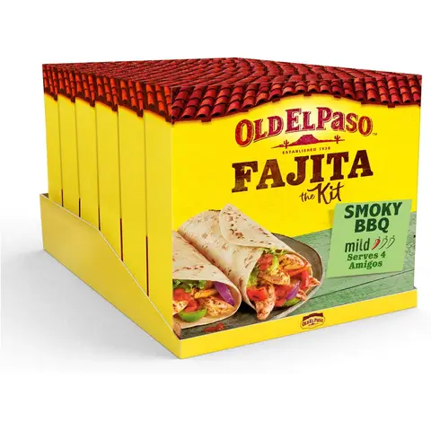 Old El Paso Smokey Barbecue Fajita Dinner Kit 6 x 500g