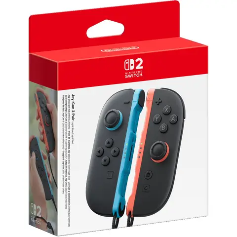 Nintendo Official Switch 2 - Joy-Con 2 Pair - Light Blue / Light Red (Switch 2)