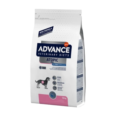 ADVANCE VET Atopic Mini Croquettes pour chiens de moins de 10 kg - 1,5 kg