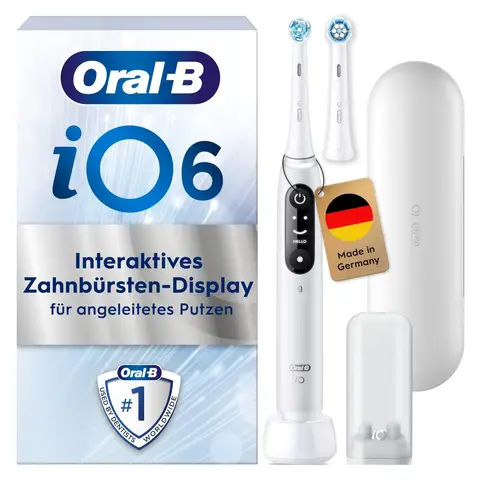 Oral-B iO Series 6 Elektrische Zahnbürste weiß