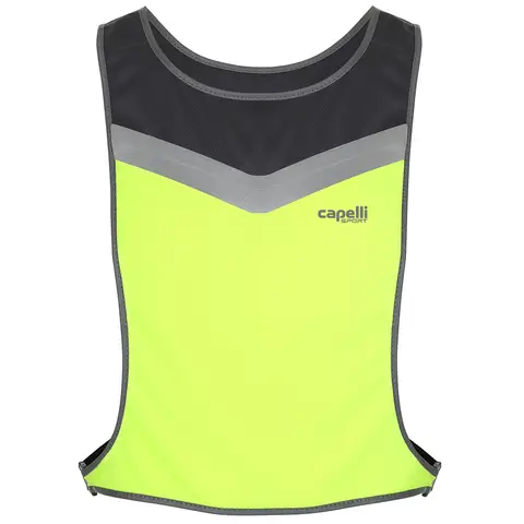 Capelli Sport Reflective Vest with  Adjustable Waist Belt and Zipper Pocket