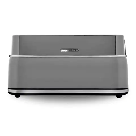 Morphy Richards Signature 4-Slice Long Slot Toaster, Variable Browning Control, Grey - 245705