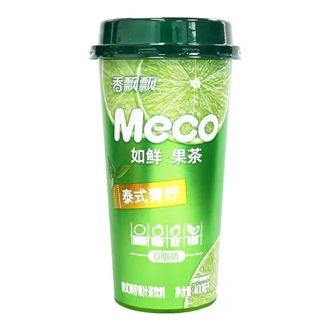 Xiang Piao Piao Meco Thai Lime Flavored Juice Tea 400ml