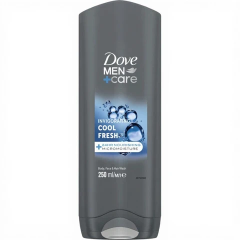 Dove Men+Care Cool Fresh Douchegel voor Lichaam en Gezicht 250 ml