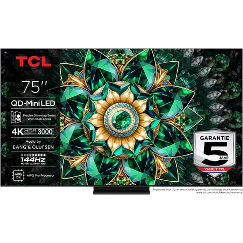 TCL 75Q7C – 75 inch – 4K Mini-LED – 144 Hz Smart TV 5 Jaar Garantie