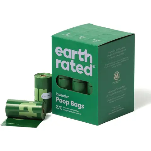 Dog waste bags, 24 Roll*15 Bags, lavender scented