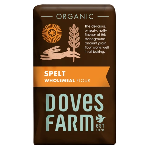 Doves Farm Organic Wholemeal Spelt Flour 1Kg