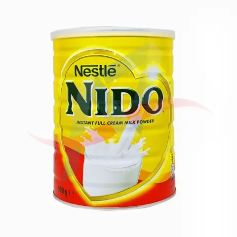 NIDO Nestle (NIDO) Vollfett-Instant-Milchpulver mit hohem Kalzium- und Proteingehalt, in Dosen, 900 g