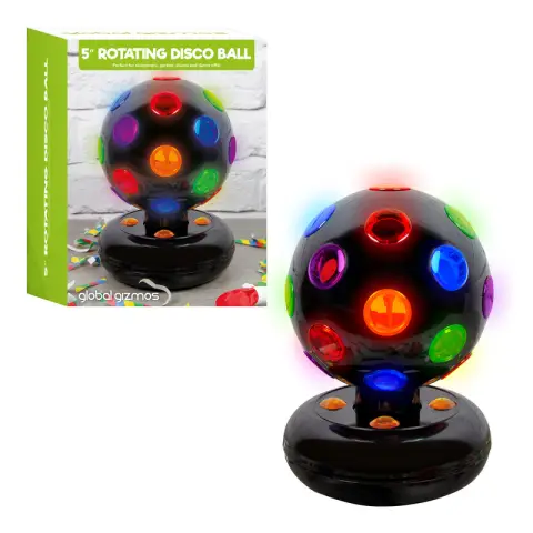 5" LED Disco Ball - Black