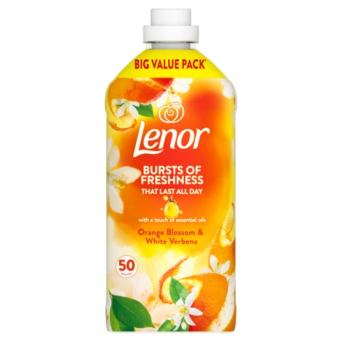 Lenor Fabric Conditioner 50  Washes, Orange Blossom & White Verbena