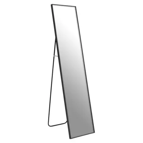 Interiors by Premier Freestanding Mirror Holmes Black 35x152cm
