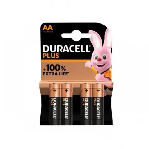 Duracell AA Plus Power +100% - Lot de 4