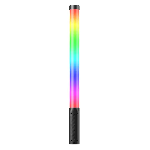 ULANZI VL119 Lampe Vidéo 10W, 360° Couleurs RVB, Luminosité 360Lux@0.5m, Tube Light avec Batterie 3300mAh, 2500K-9000K Réglable pour Portrait Photographie de Produits