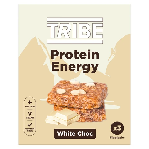 Tribe Protein Flapjack White Choc Chip 3 X 38G