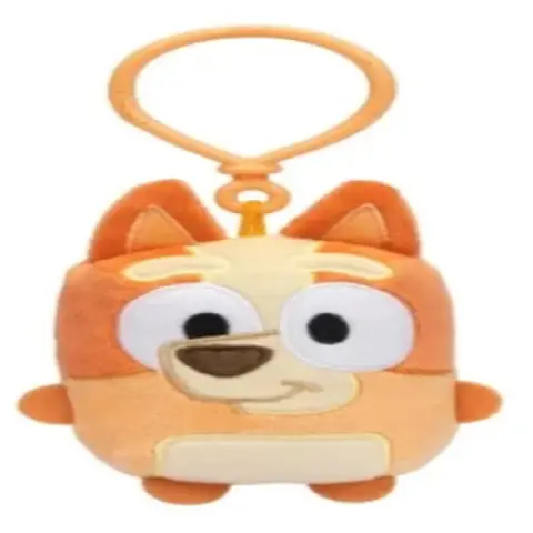 Bluey and Friends Bingo 4.75 inch Plush Toy with Bag Clip