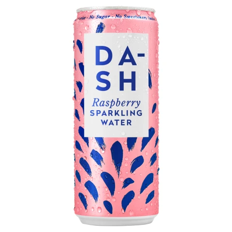 Dash Water - Sparkling Water infused with Wonky Raspberries - 330ml