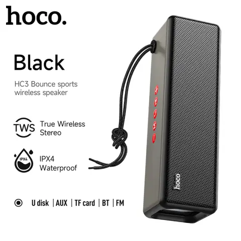 HC3 Bounce Sports Wireless Speaker - Black