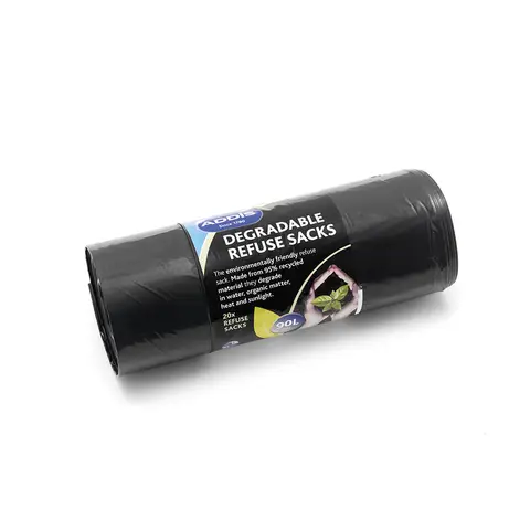 Addis 90L Degradable Refuse Sacks - Black