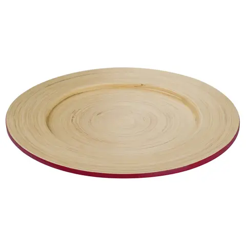 Maison by Premier Kyoto Raspberry Bamboo Charger Plate