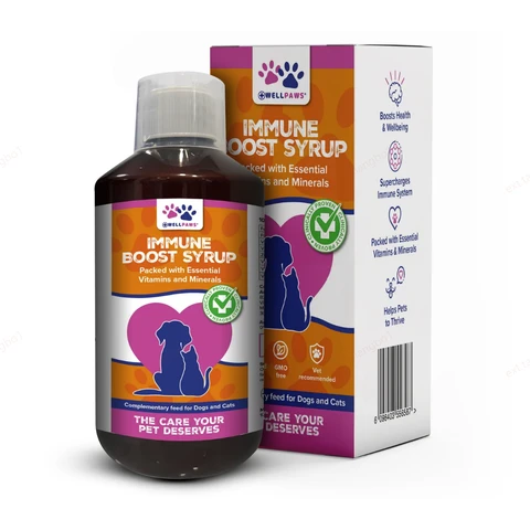 Wellpaws Immune Boost Syrup for Dogs & Cats 300ml