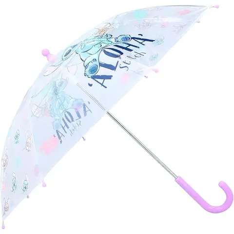 VADOBAG Rainy days Parapluie transparent Stitch 