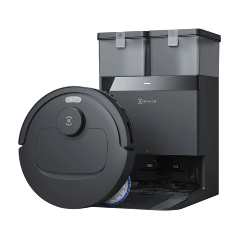 ECOVACS Deebot T30C OMNI Gen2, Robotstofzuiger met Dweilfunctie, 20.000 Pa, OZMO Turbo 2.0 Dweilen, ZeroTangle 3.0 Anti-Klit, TruEdge 2.0 Randreiniging, Omni Station, 75 °C Dweilwassen, Zwart