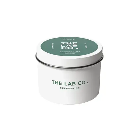 The Lab Co. Luxury Scented Candle | 30hrs Burn Time | Refreshing Fragrance with Lime, Peppermint and Cucumber | 100% Vegan Soy Wax | 180g wax weight