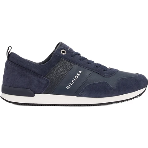 ICONIC LEATHER SUEDE MIX RUNNER MIDNIGHT Men 44