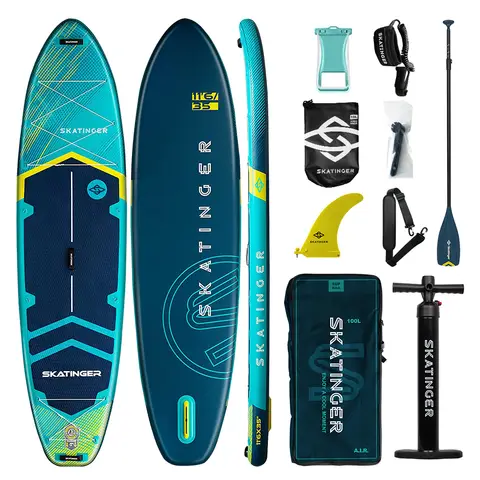 SKATINGER Prana light blue  11'6"*35"*6"