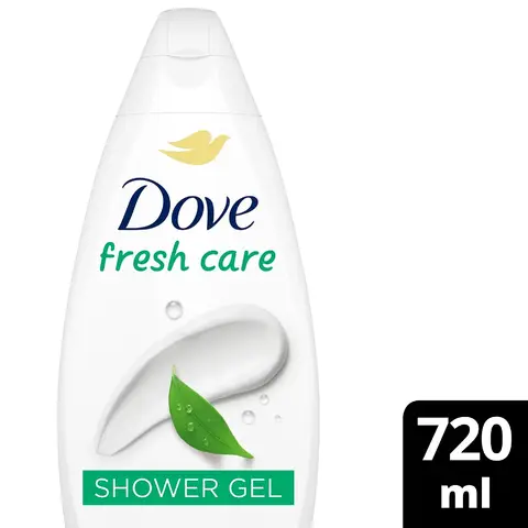 Dove Douchegel Fresh Care – Milde Reiniging & Hydratatie – 720 ml