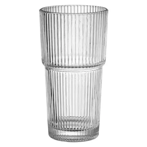  2-Pack Large Glass Tumblers With Lids Straws Leakproof Iced Coffee Tea Cups               