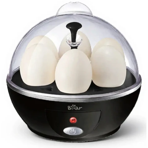 Bear Eierkocher ZDQ-206 für 6 Eier 360-430 W mit Messbecher