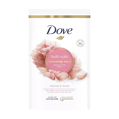 Dove Renewing Care Bath Salts Peony & Rose 900g